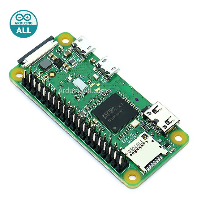 Raspberry Pi Zero WH บอร์ด Raspberry Pi Zero W พร้อมขา Pin Header บัดกรีแล้ว