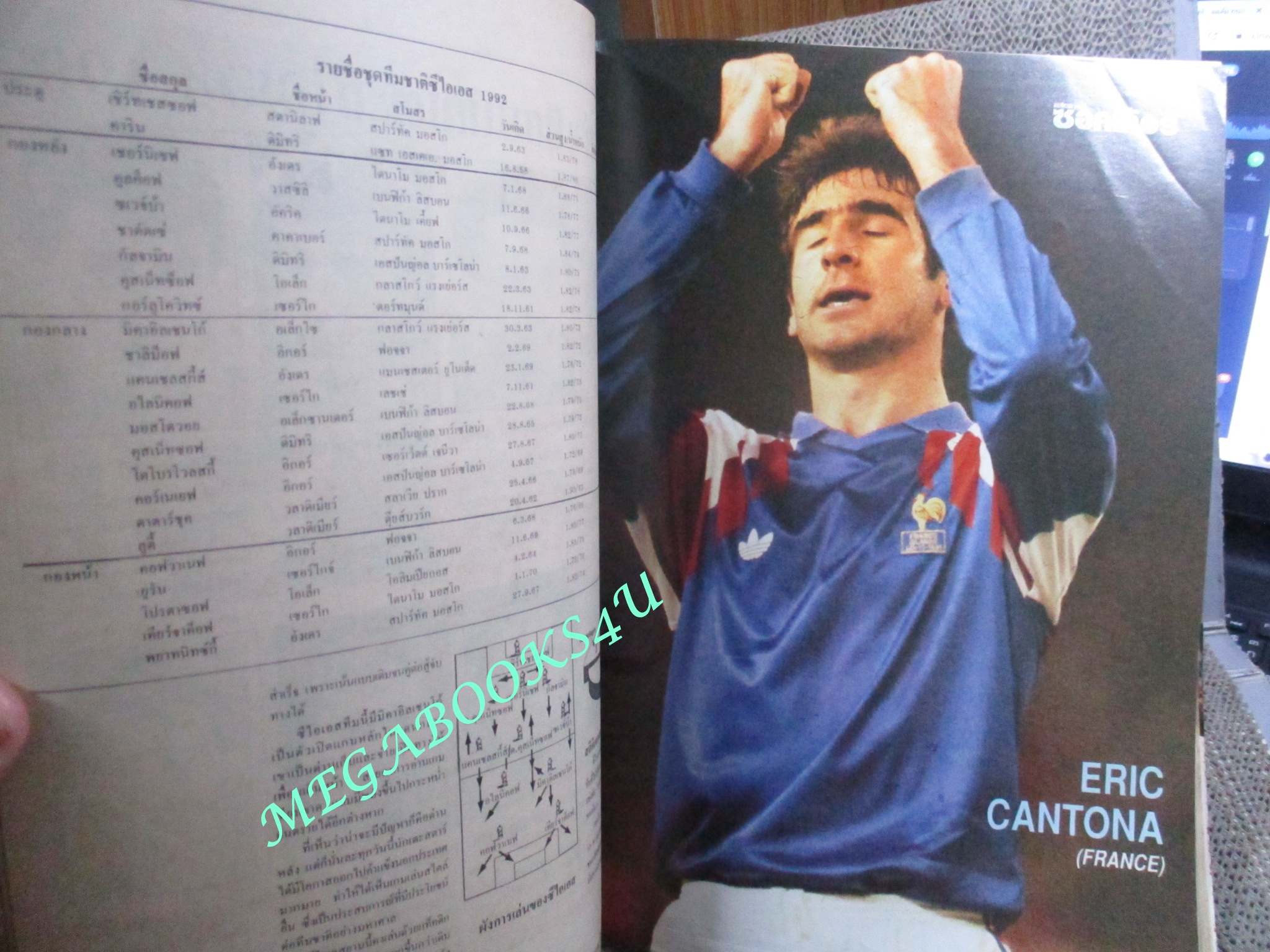 สตาร์ซอคเกอร์เอ๊กซ์ตร้า ฉบับที่32 ฟุตบอลยูโร สวีเดน 1992 / 2535 (สันปกด้านล่างช้ำหน่อย อ่านได้ปกติ)