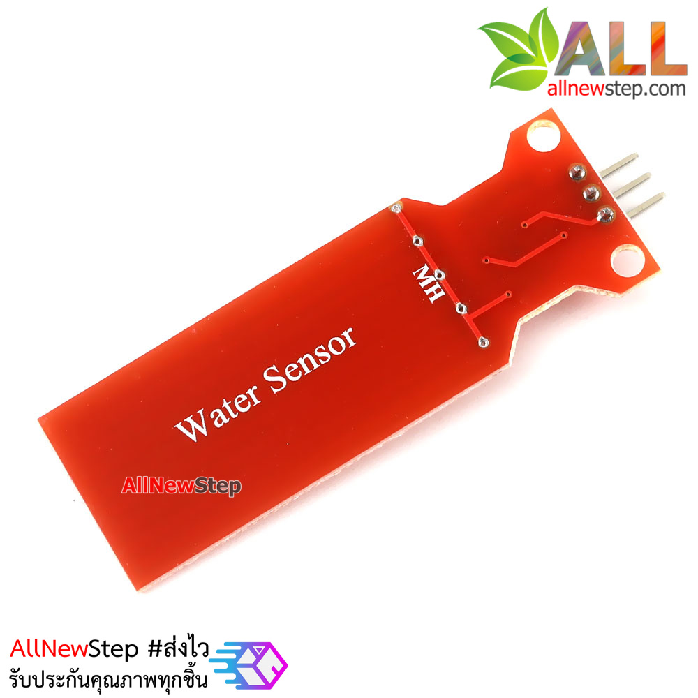 โมดูล เซนเซอร์น้ำฝน / ระดับน้ำ Rain Raindrop Water Level Sensor Module Height Depth of Detection For Arduino