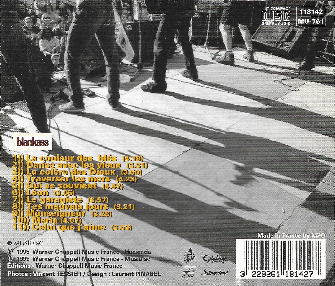 Used CD,Blankass - Blankass (A+)(1995)(France)