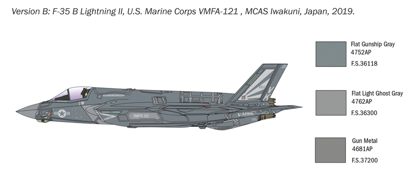 1/72 F-35 B Lightning II STOVL version