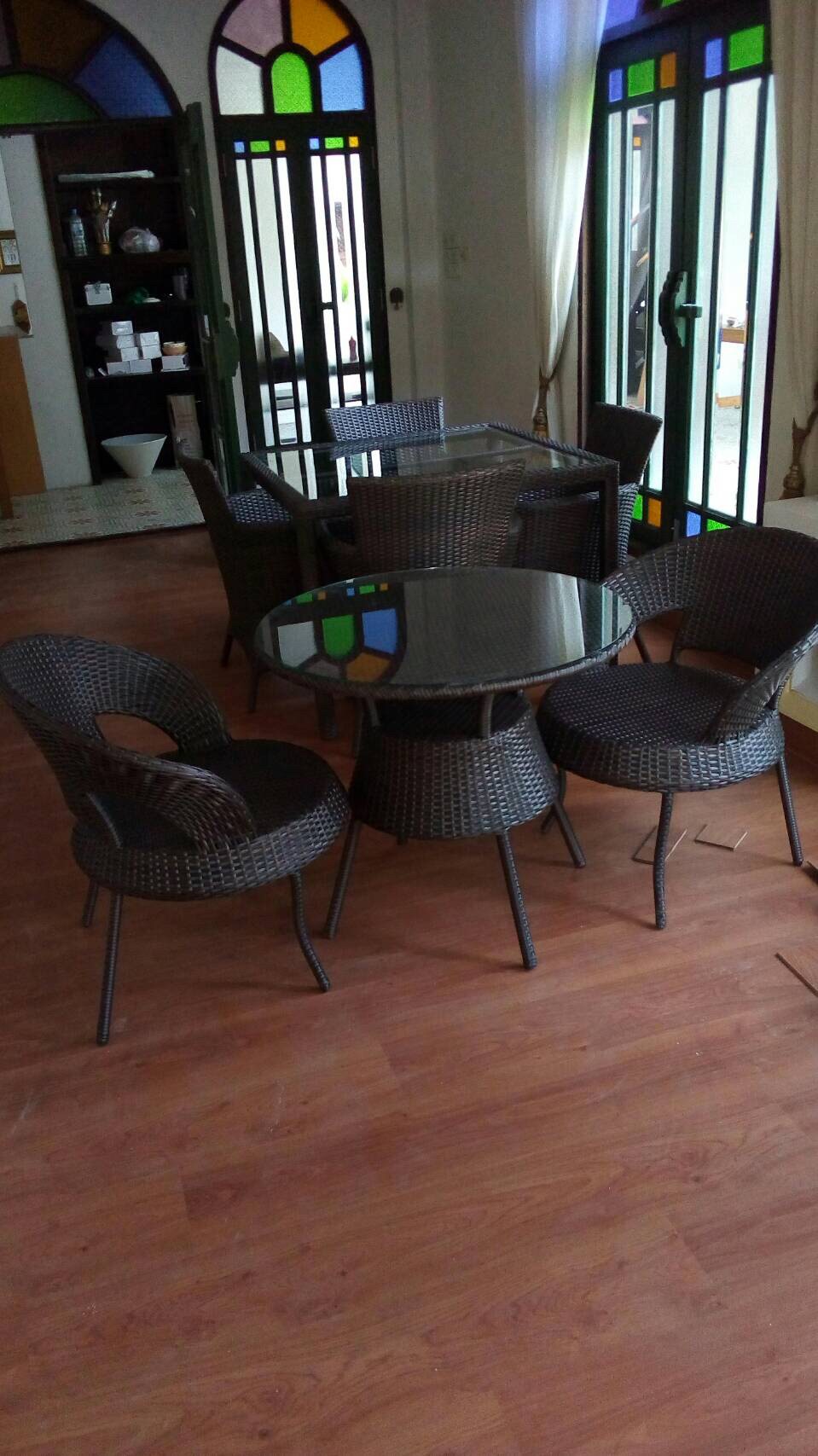 เก้าอี้หวายสาน เก้าอี้ในสวน Rattan Chair Woven rattan chair Woven chair Outdoor chair Garden chair 7