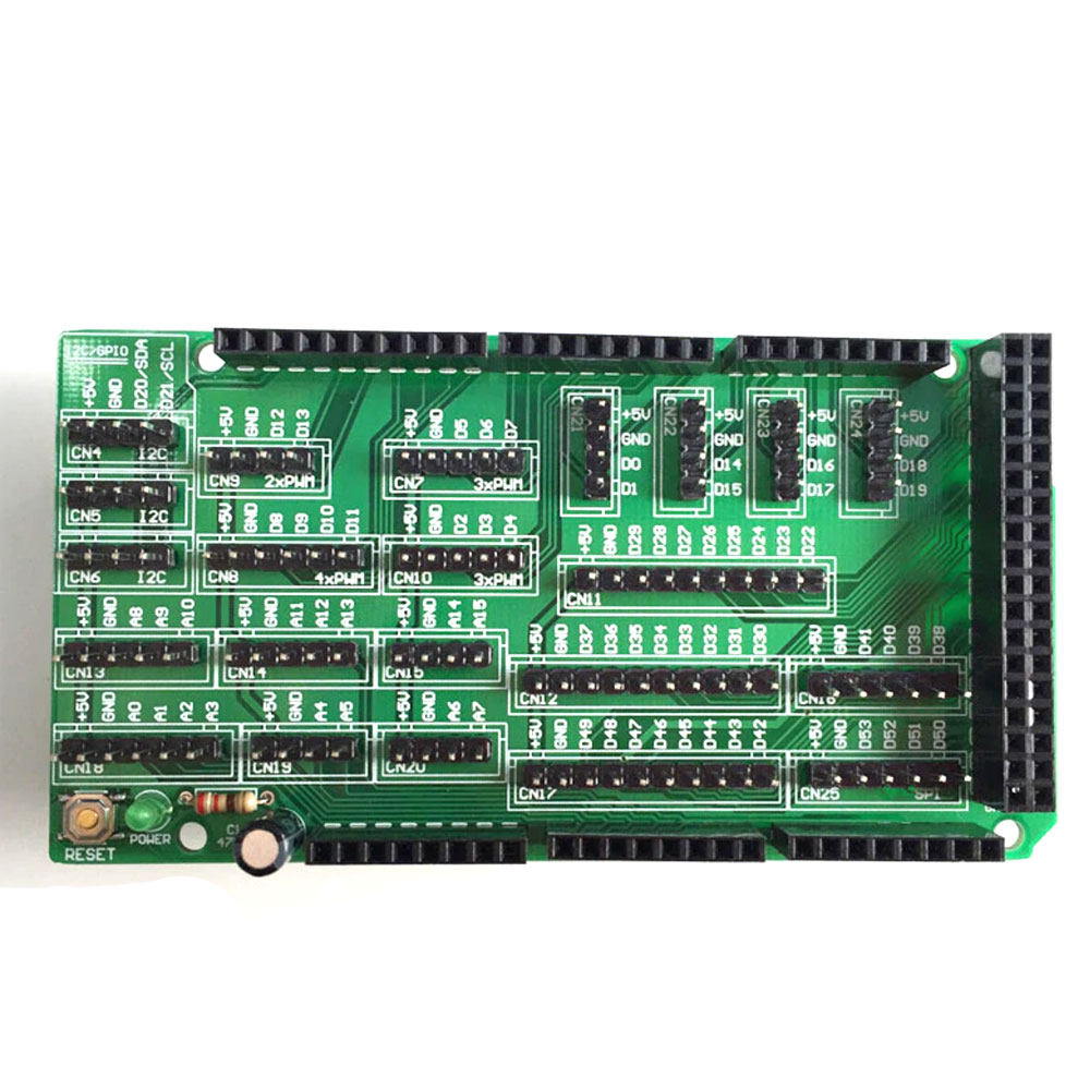 I/O Extension PCB for MEGA 2560 R3 โมดูลขยายขาสำหรับบอร์ด Arduino MEGA 2560 R3