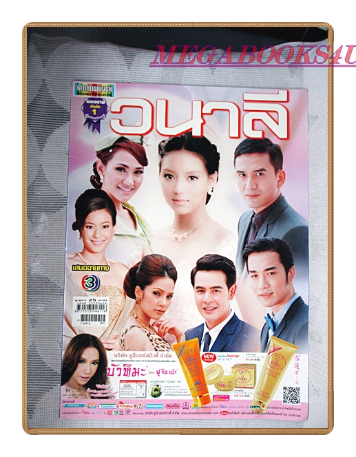 นิตยสารเรื่องย่อละครโทรทัศน์ วนาลี ปี2554 สภาพดี ณัฐวุฒิ สกิดใจ ลักษณ์นารา เปี้ยทา