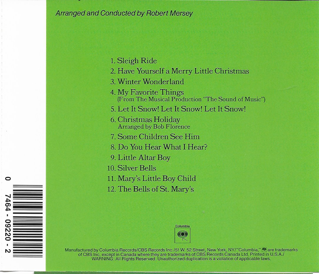 CD,Andy Williams - Merry Christmas(Christmas)(USA)