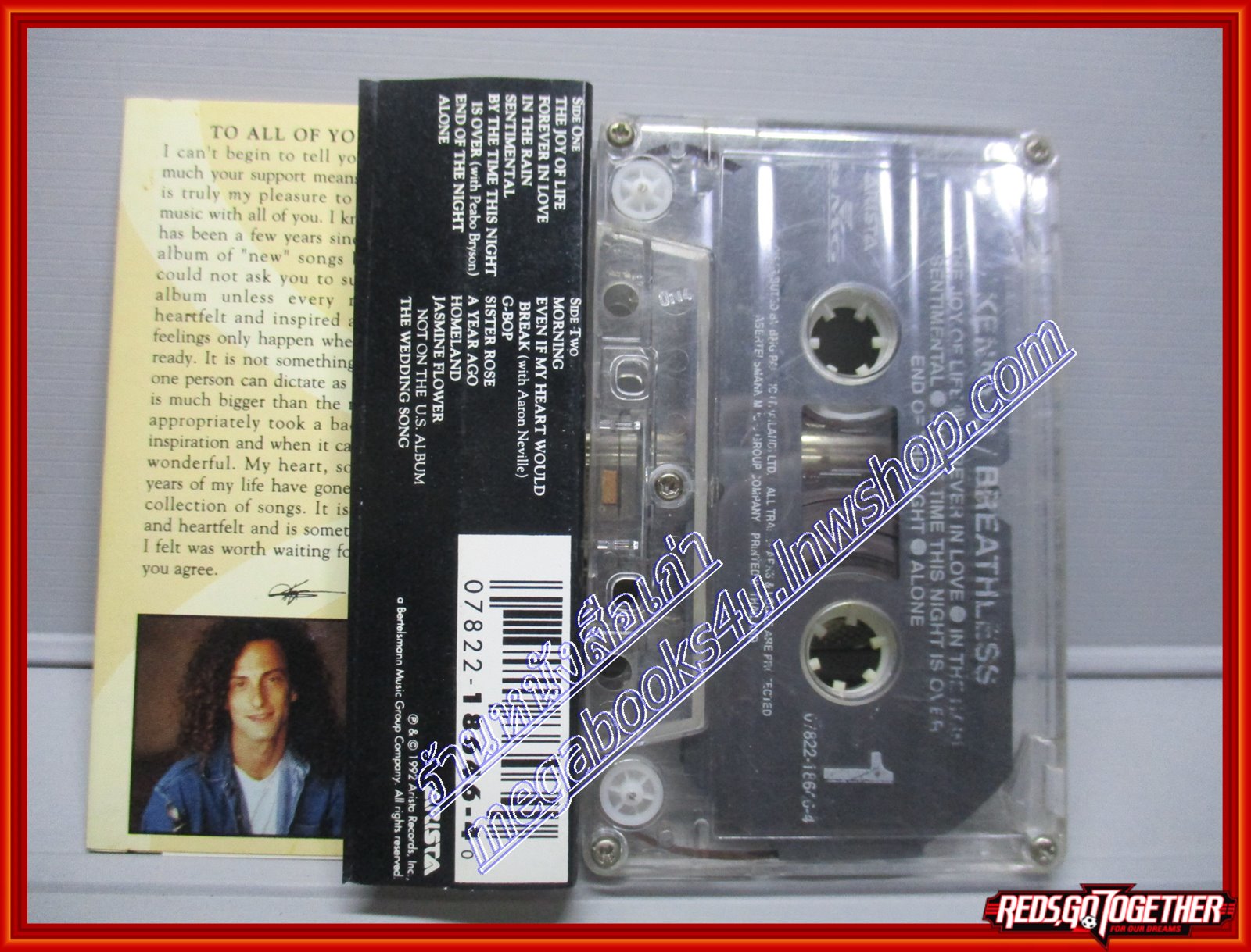 เทปเพลงสากล KENNY G อัลบั้ม BREATHLESS