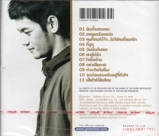 CD,อ๊อฟ ปองศักดิ์ ชุด This is Aof