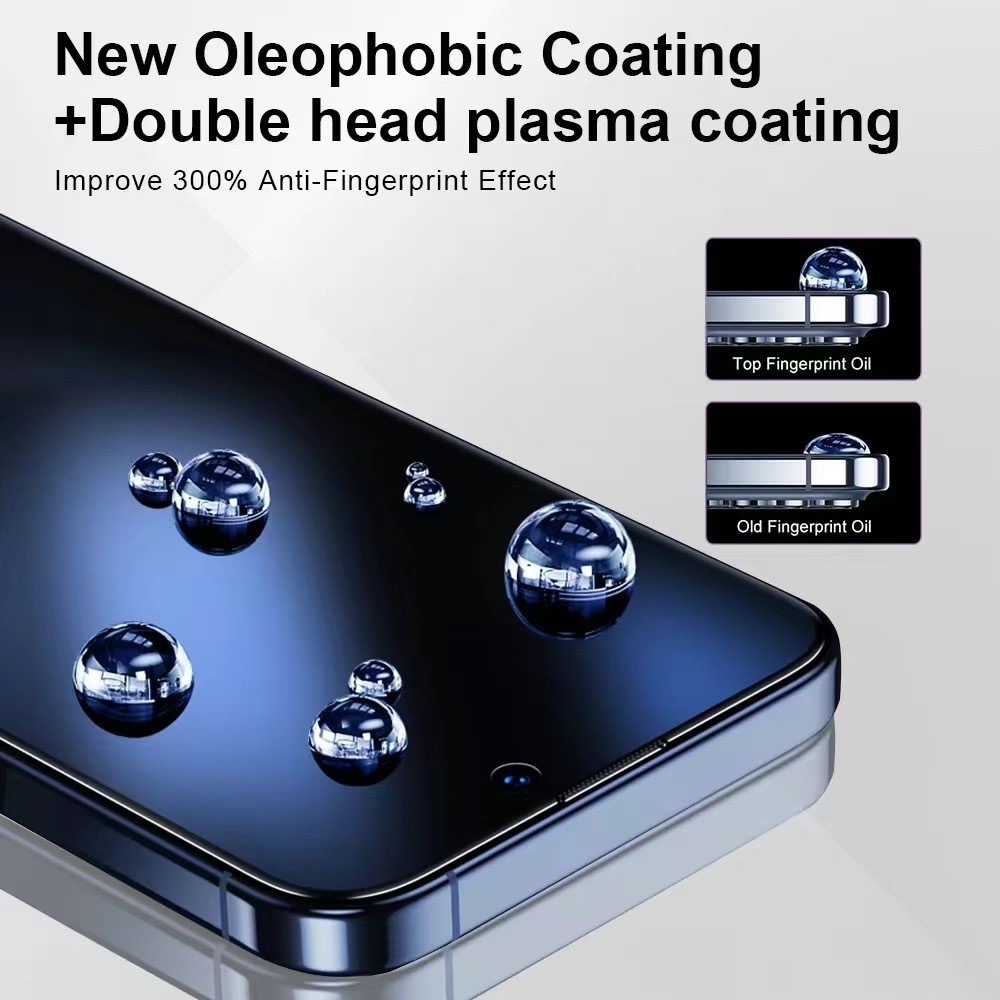 (ติดง่าย) ฟิล์มกระจก กันมอง พร้อมกรอบช่วยติด ใช้สำหรับ iPhone 15 Pro Max 15 Plus 14 Pro 13 Pro 12 Pro 11 Xs Max ใบกำกับภาษี