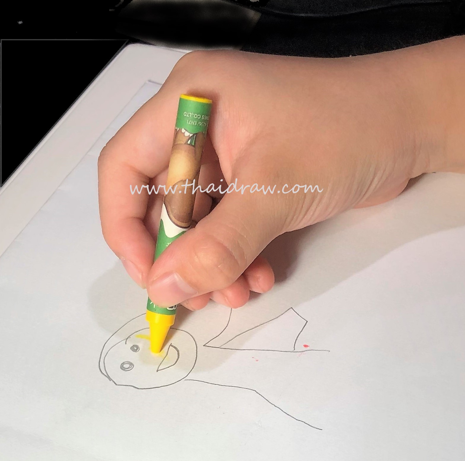 สีเทียนขนาดมินิ ลาย SAFARI ชุด 4 สี Kid Art