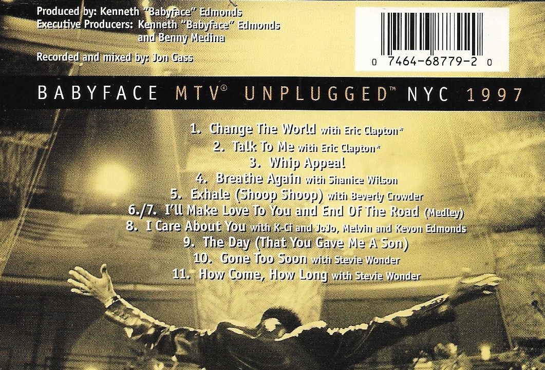 Used CD,Babyface - MTV Unplugged NYC (A)1997