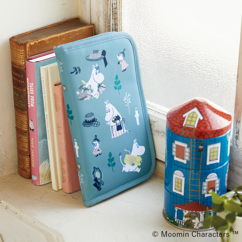 🟠พร้อมส่ง Moomin Multi-pouch กระเป๋าอเนกประสงค์ กระเป๋าถือ ใส่เงิน หนังสือเดินทาง สมุดบัญชีเงินฝาก