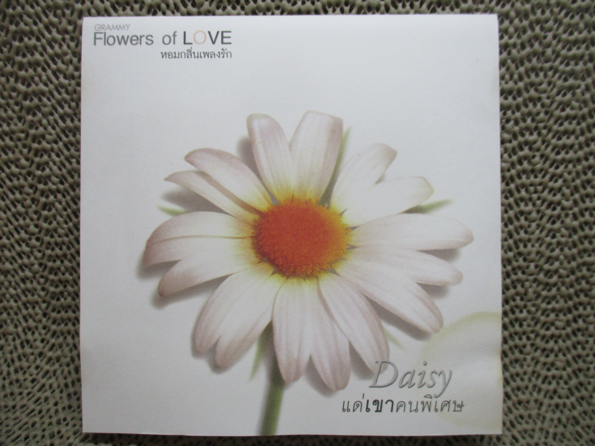 ซีดีเพลงไทยสากล อัลบั้ม DAISY แด่เขาคนพิเศษ /// ปกสวย แผ่นสวย มีรอยนิดเดียว ปกมีคราบน้ำ