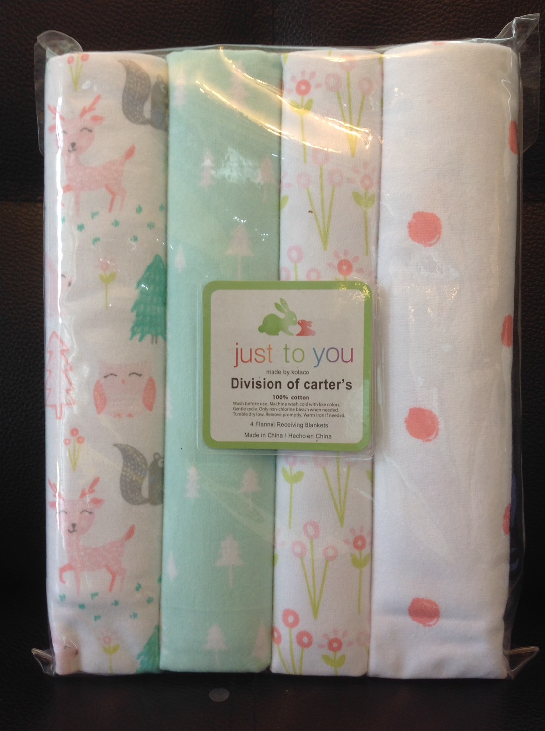 ผ้าอ้อม อเนกประสงค์ Carter's/kolaco baby ขนาด (102cm*76cm)