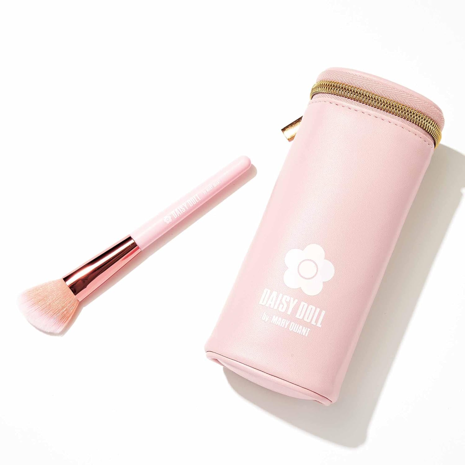 DAISY DOLL by MARY QUANT แปรงแต่งหน้าและกระเป๋าทรงกระบอก (มีกล่อง)