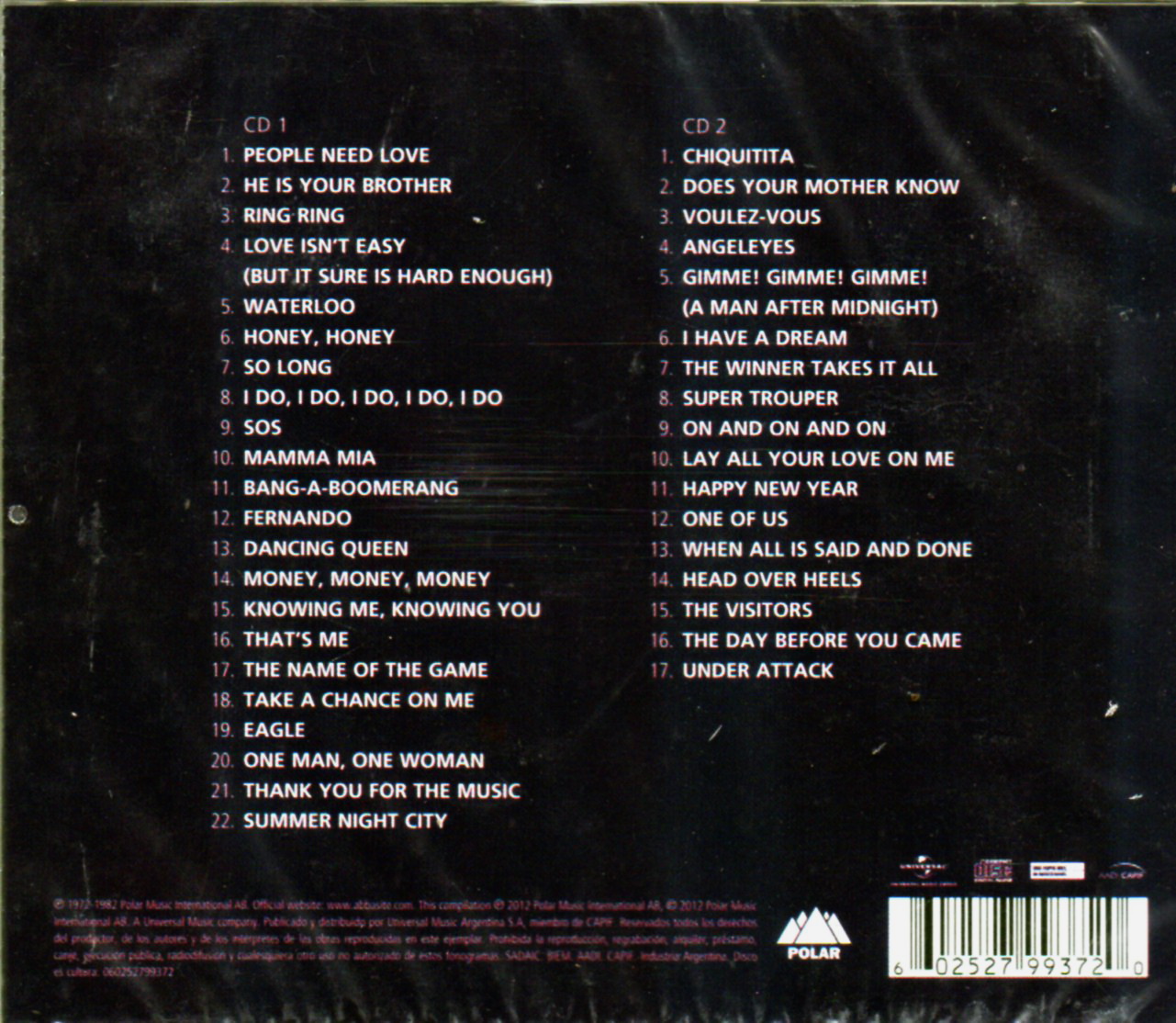 CD,Abba - The Essential Collection (2CD)(2012)(Argentina)