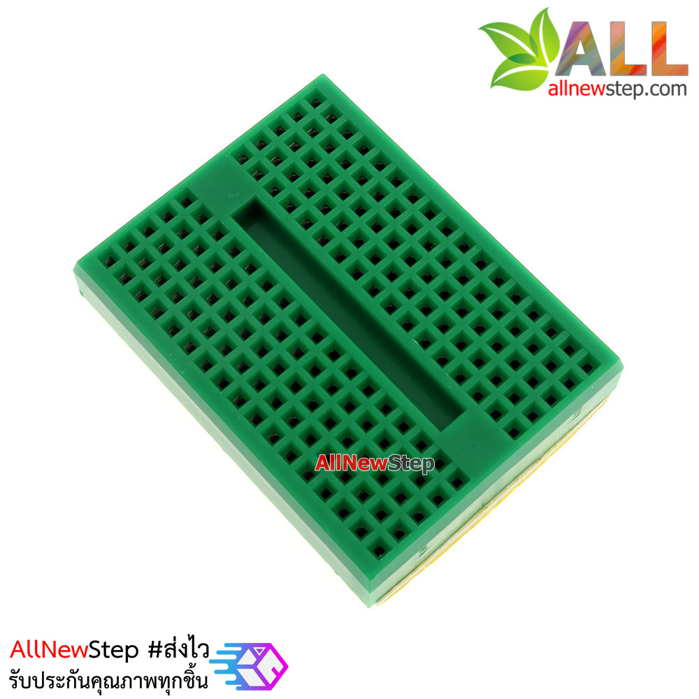 Breadboard 170 holes สีเขียว