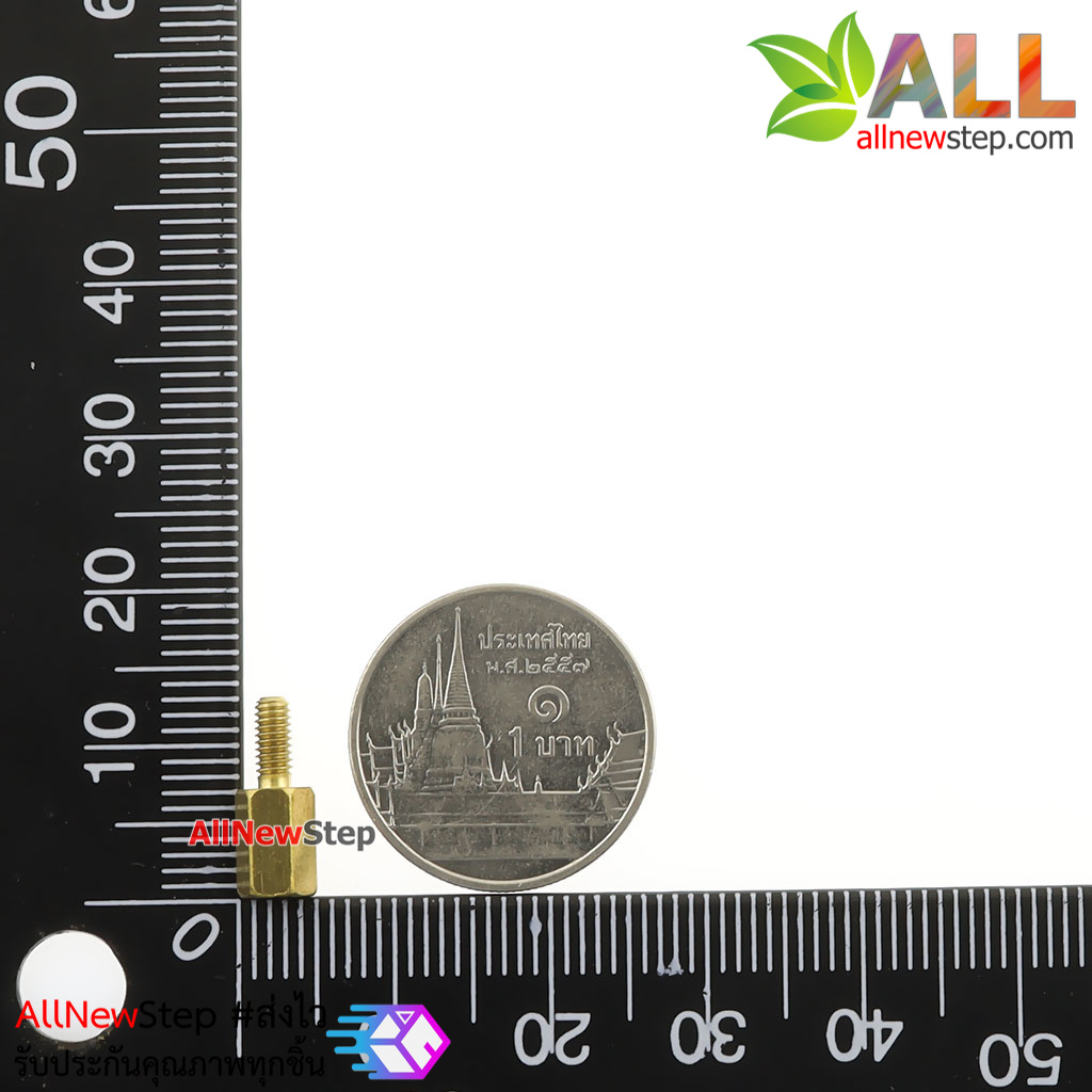 Nut screw m2.5 น็อตสกรู M2.5 ขนาด 6+5mm