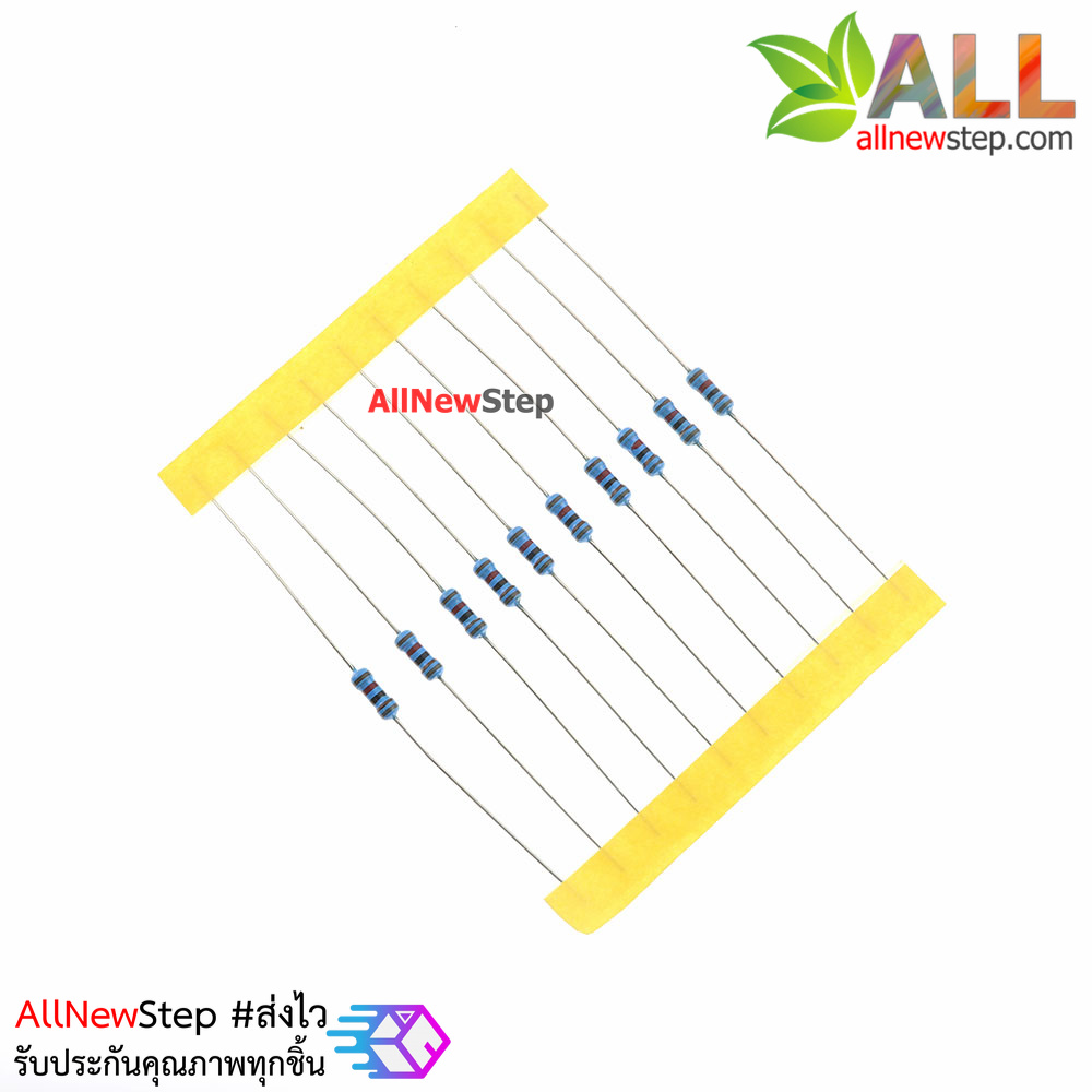 ตัวต้านทาน 2 K 1/4W Metal film 2k 1% จำนวน 10 ชิ้น