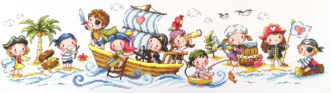 Soda ชุดปัก Little Pirates