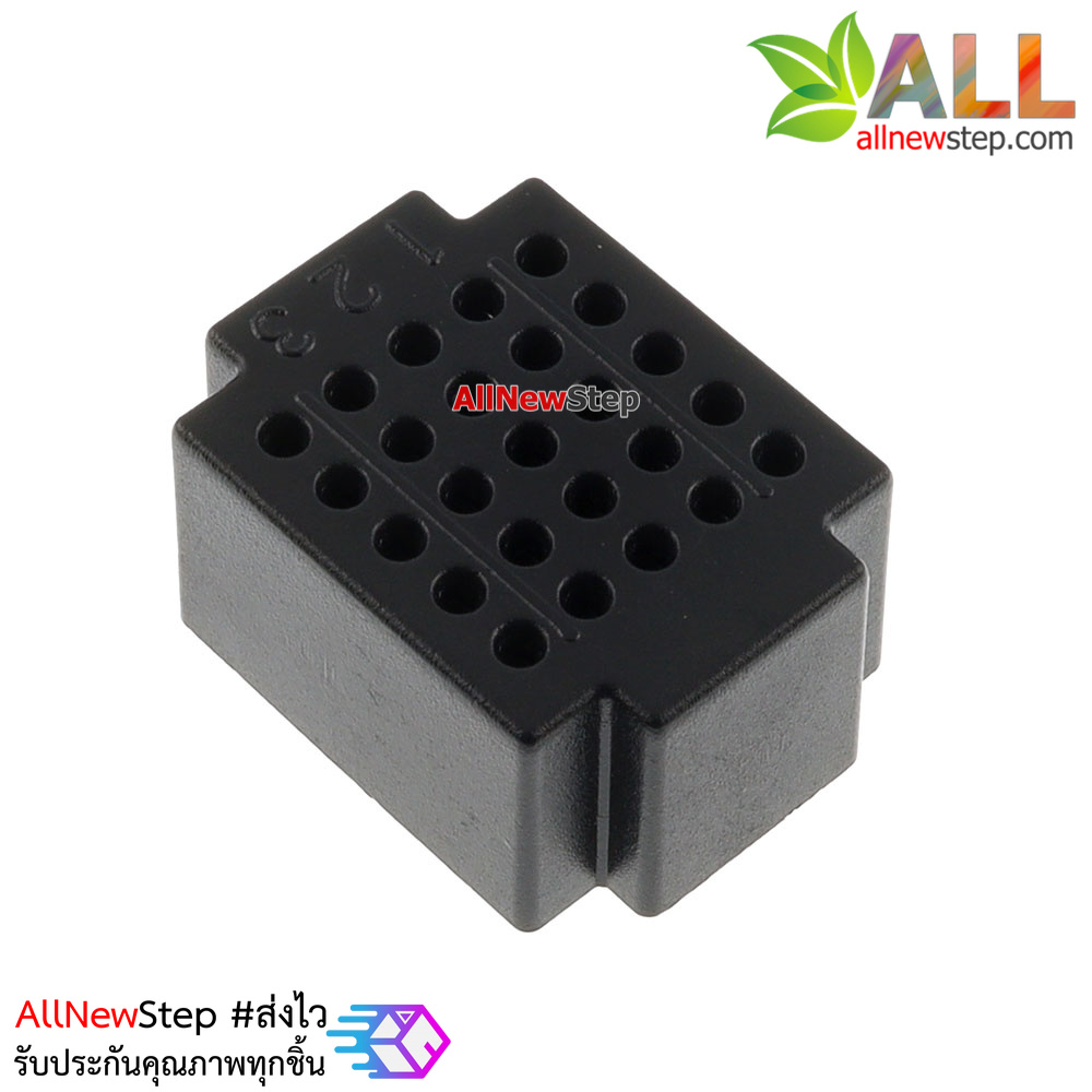 Breadboard แบบ Block ขนาดเล็ก 25 จุด สีดำ