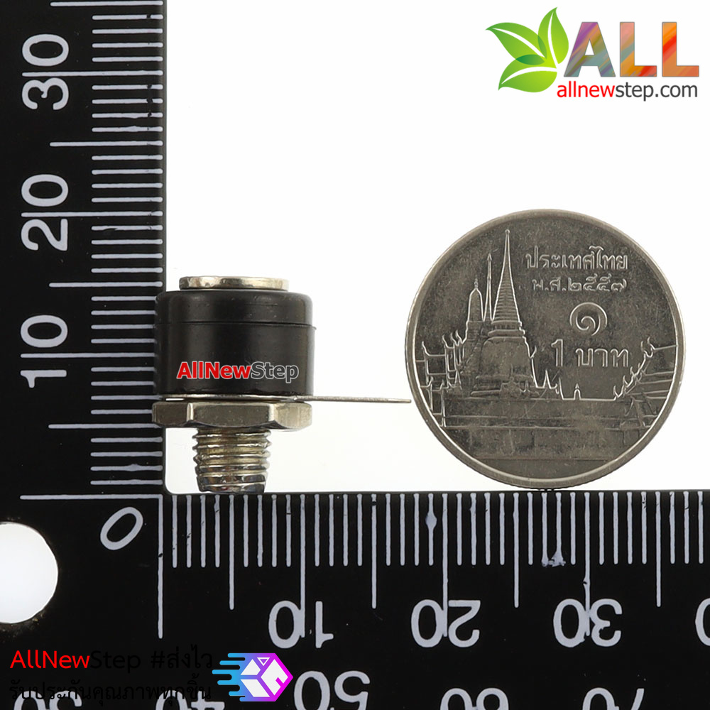 Banana socket banana plug 4MM banana head แจ๊กแบบกล้วย บานานาปลั๊ก ตัวเมียขนาด 4mm สีดำ