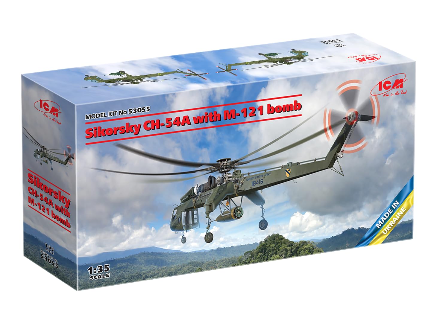 1/35 SIKORSKY CH-54A TARHE WITH M-121 BOMB