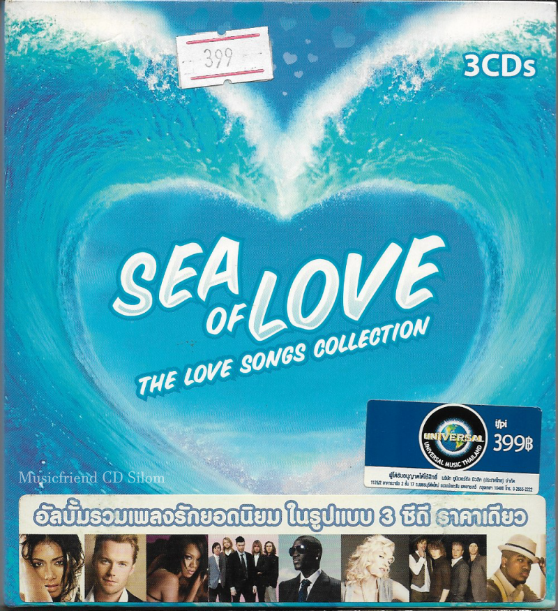 CD,Sea of love the love songs collection(3CD)(Various Artists)(2009)(Thai)