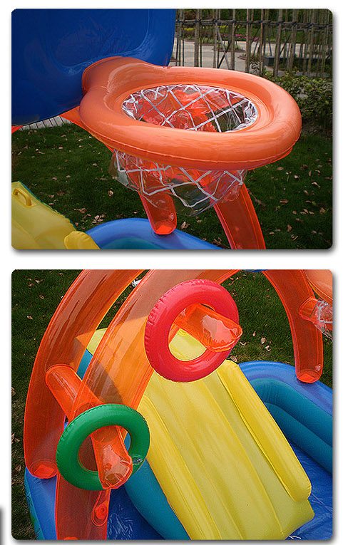 สระน้ำเป่าลม+บ่อบอล4 IN 1