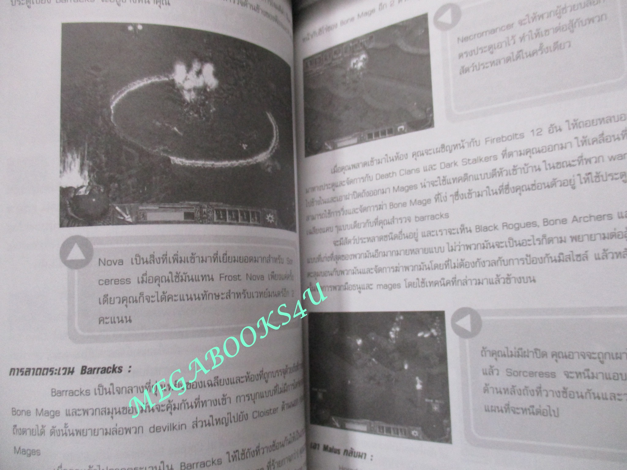คู่มือเฉลยเกมส์ DIABLO II EXPANSION SET / มีรอยพับเล็กๆตรงมุมปก