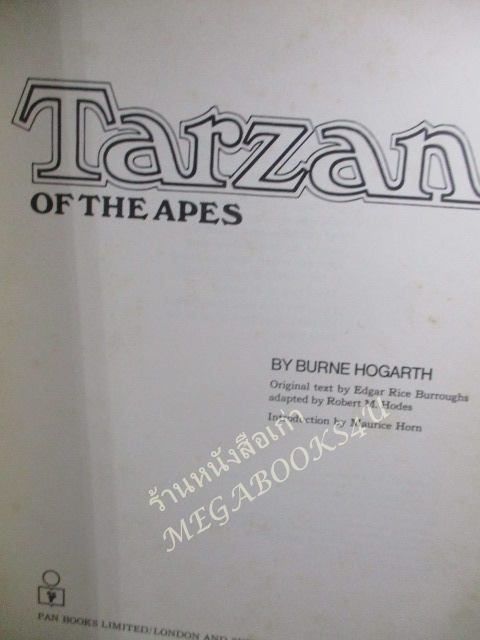 การ์ตูนคลาสสิค ทาร์ซาน TARZAN OF THE APES - Burne Hogarth ภาคภาษาอังกฤษ สภาพดี