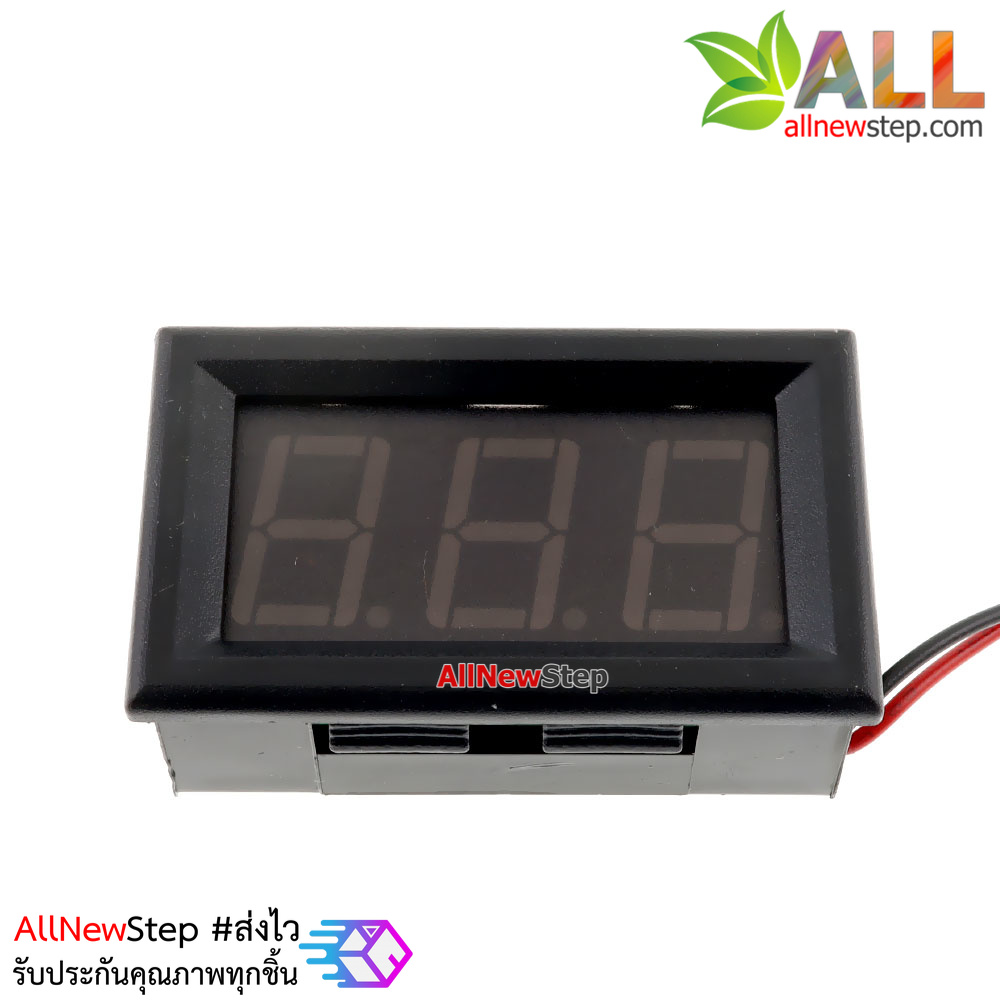 LED 0.56 inc Voltage Meter Mini Digital Voltmeter DC 5-28V สีเขียว