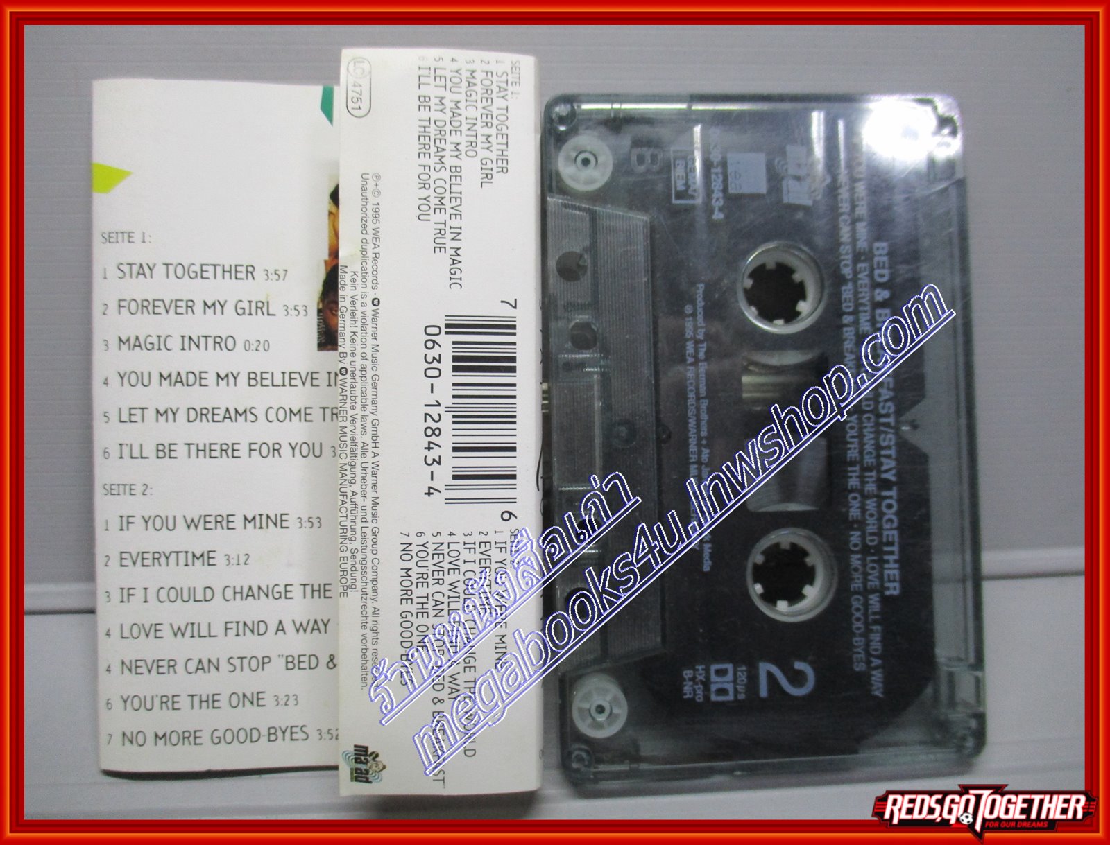 เทปเพลงสากล BED & BREAK FAST / STAY TOGETHER