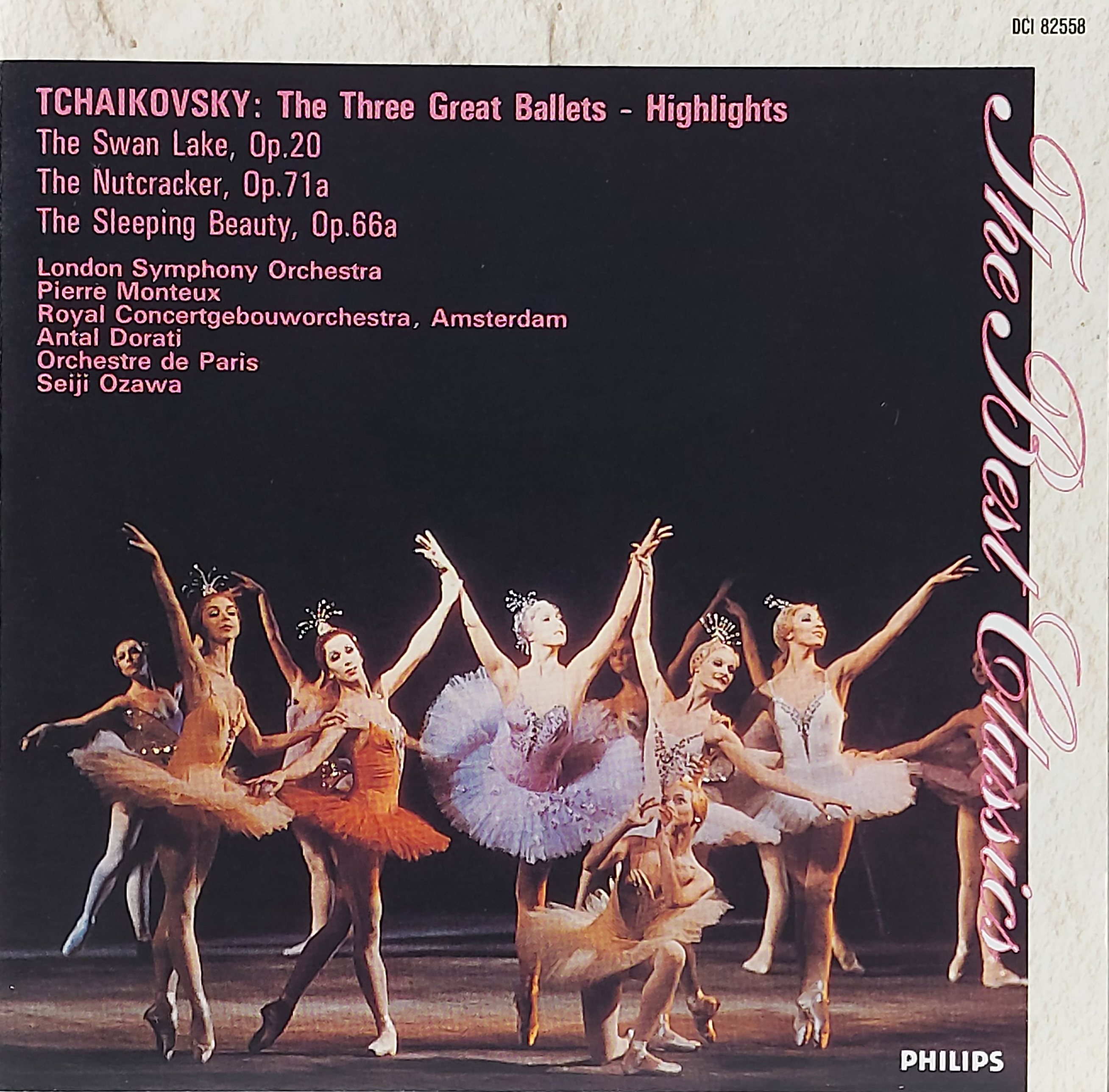 Used CD,The Best Classic Tchaikovsky The Three Great Ballets - Highlights (A+)(Classical)(instrumental)(1996)(Japan)