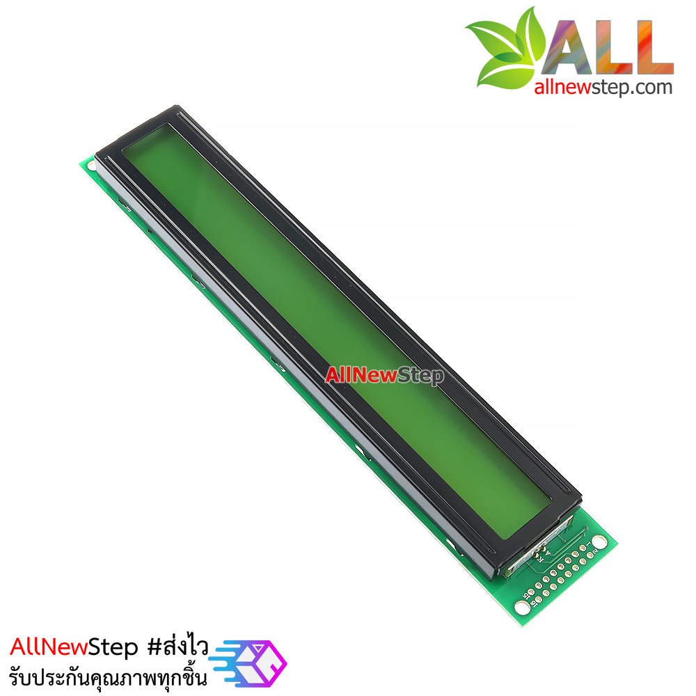 โมดูลจอ LCD 4002 lcd 40x2 ขนาด 40 ตัวอักษร 2 บรรทัด สีเหลือง ไฟเลี้ยง 5V