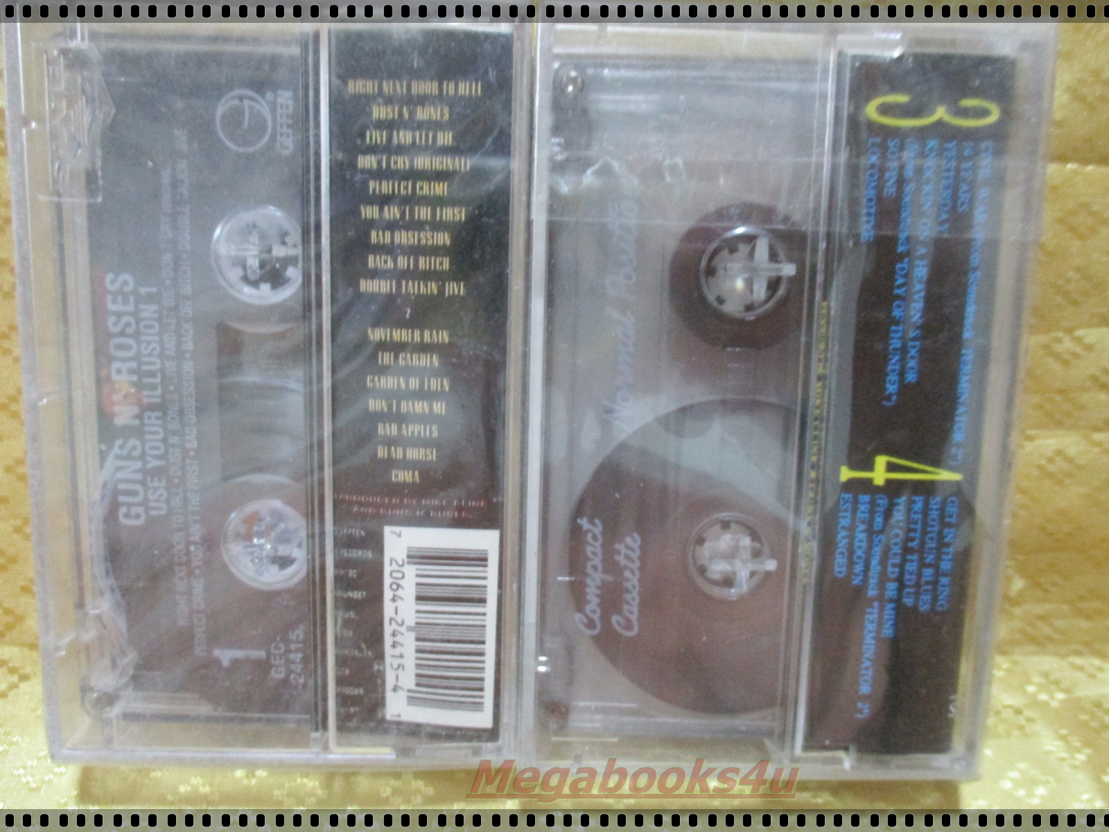 เทปเพลงสากล GUNS N' ROSES-USE YOUR ILLUSION 1&2 มือ1ในซีล