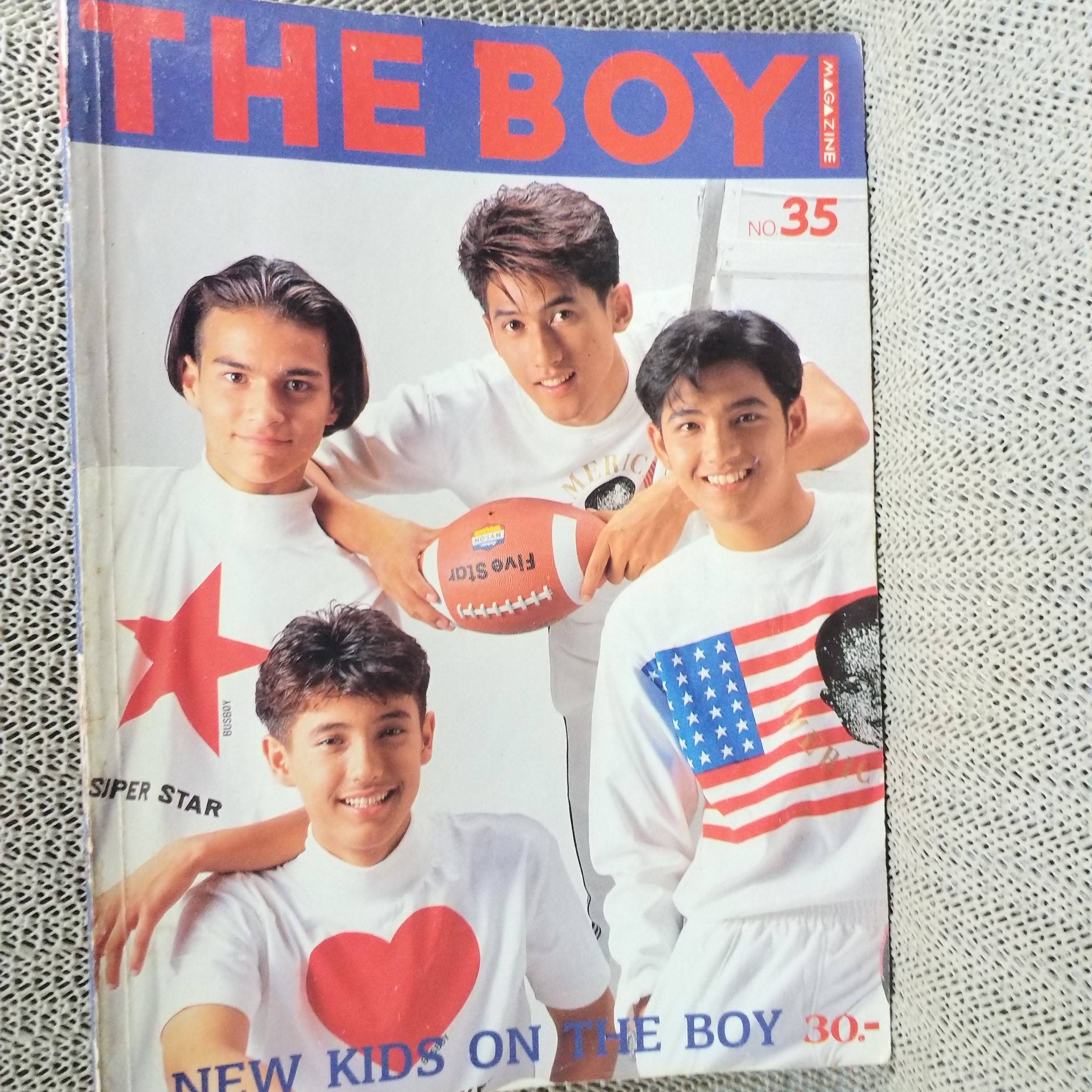 นิตยสารTHE BOY ฉบับที่035 ปี2535 ปก หนุ่ม ศรราม แอนดริว