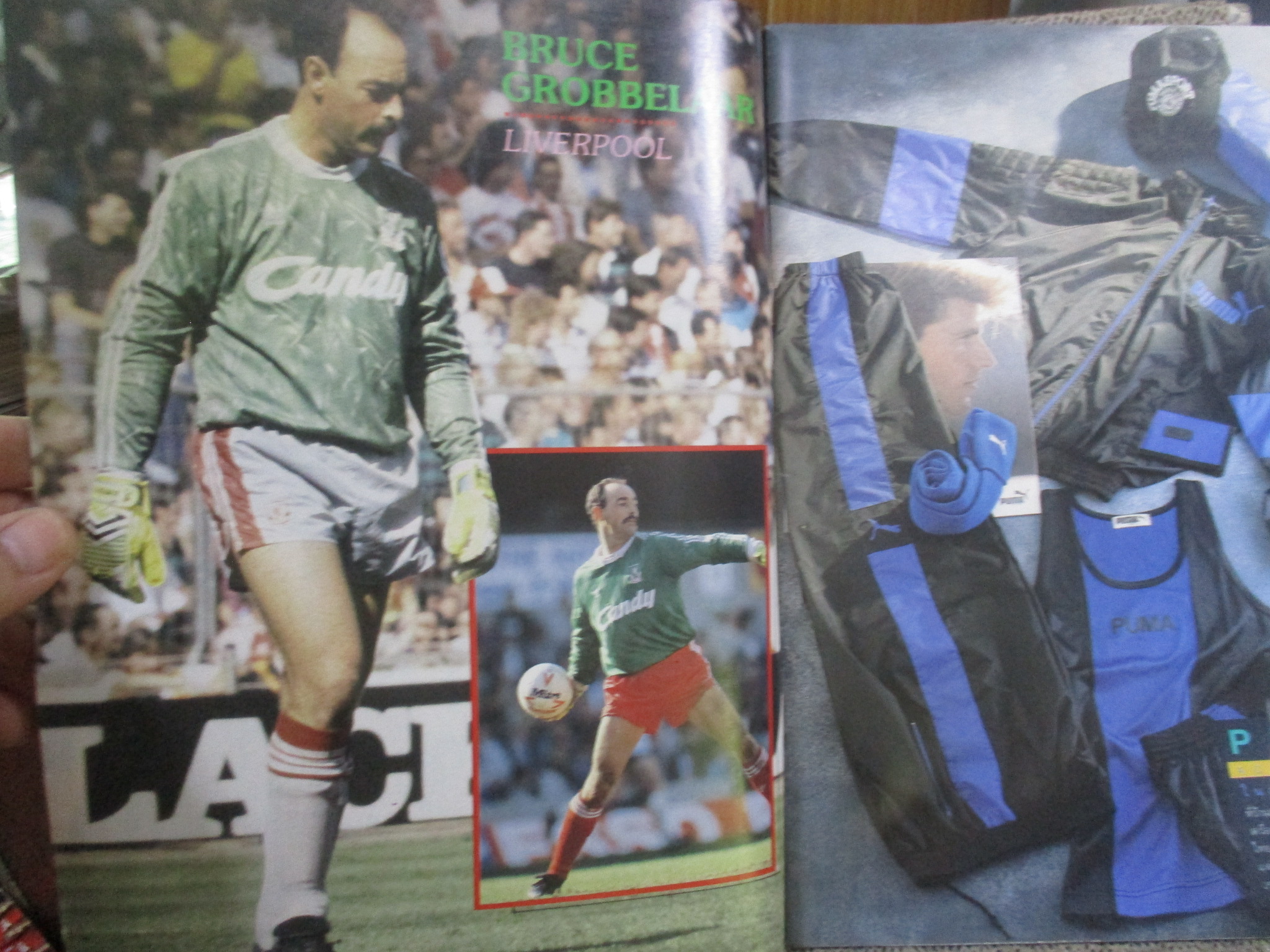 N07สตาร์ซอคเกอร์ ฉบับที่632 ปี2532 ปก แกรี่ พัลลิสเตอร์ หน้ากลาง แมน ซิ / บรู๊ซ กร็อบเบล่าร์ /เท็ดดี้ เชอริงแฮม