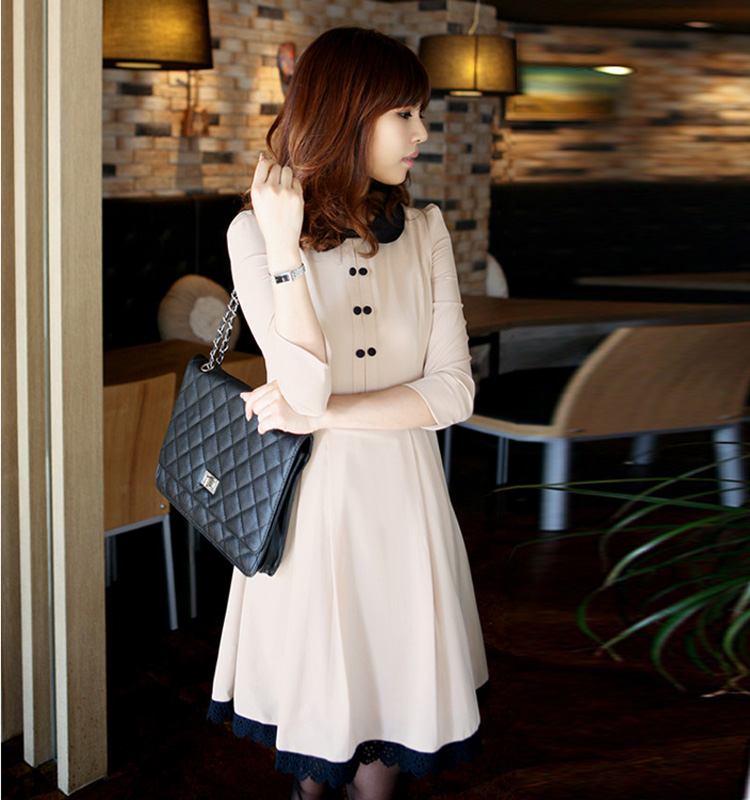 **หมดค่ะ**เดรสสีน้ำเงินคอบัว สวยเหมือนแบบ 100% การันตีค่ะ