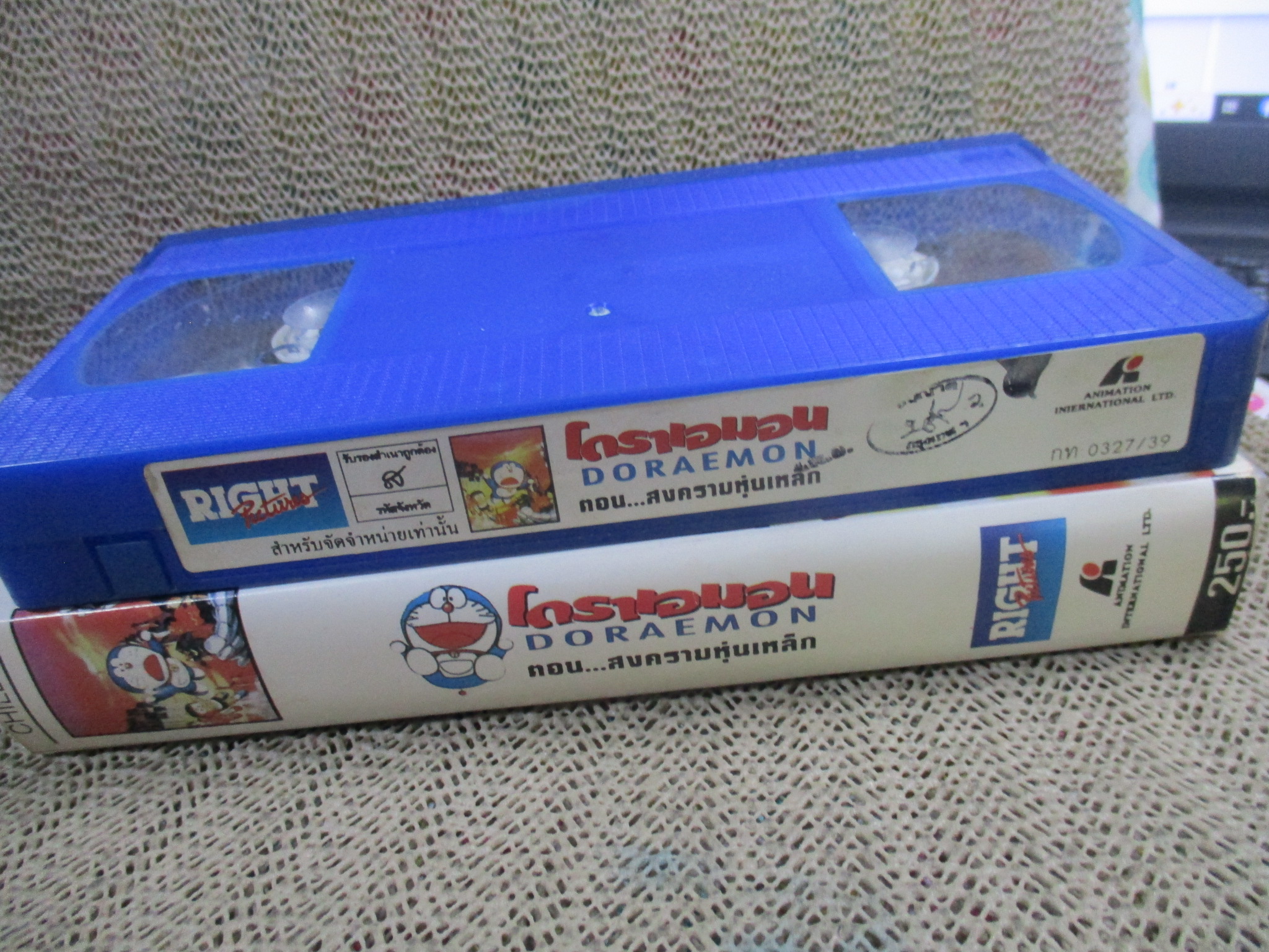 วีดีโอเทป Video Tape โดราเอมอน DORAEMON ตอน สงครามหุ่นเหล็ก