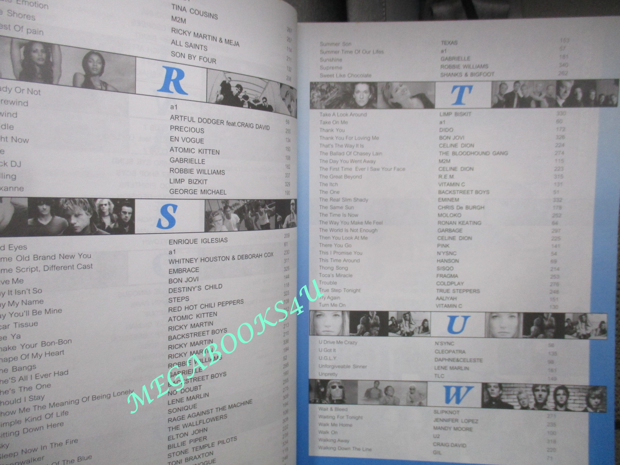 หนังสือเพลงพร้อมคอร์ดกีตาร์ THE GUITAR YEAR BOOK 2001 ตำหนิ มีหน้าแบะออก เจ้าของเดิมติดเทปใส และหยอดกาวไว้ กระดาษจะเหลื่อมกันหน่อยๆ