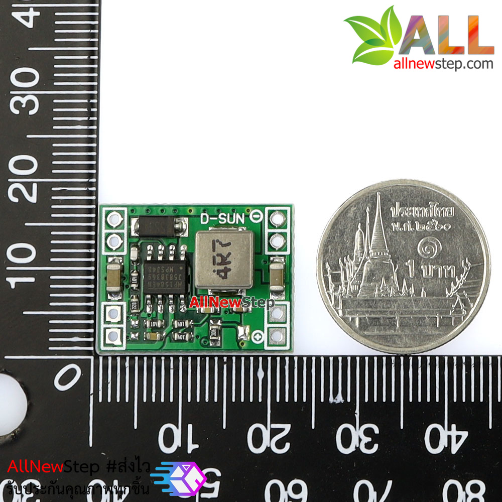 โมดูล Step down 24V-12V 9V 5V to 3.3V แปลงไฟจาก 5-28V เป็น 3.3V กระแสสูงสุด 3A