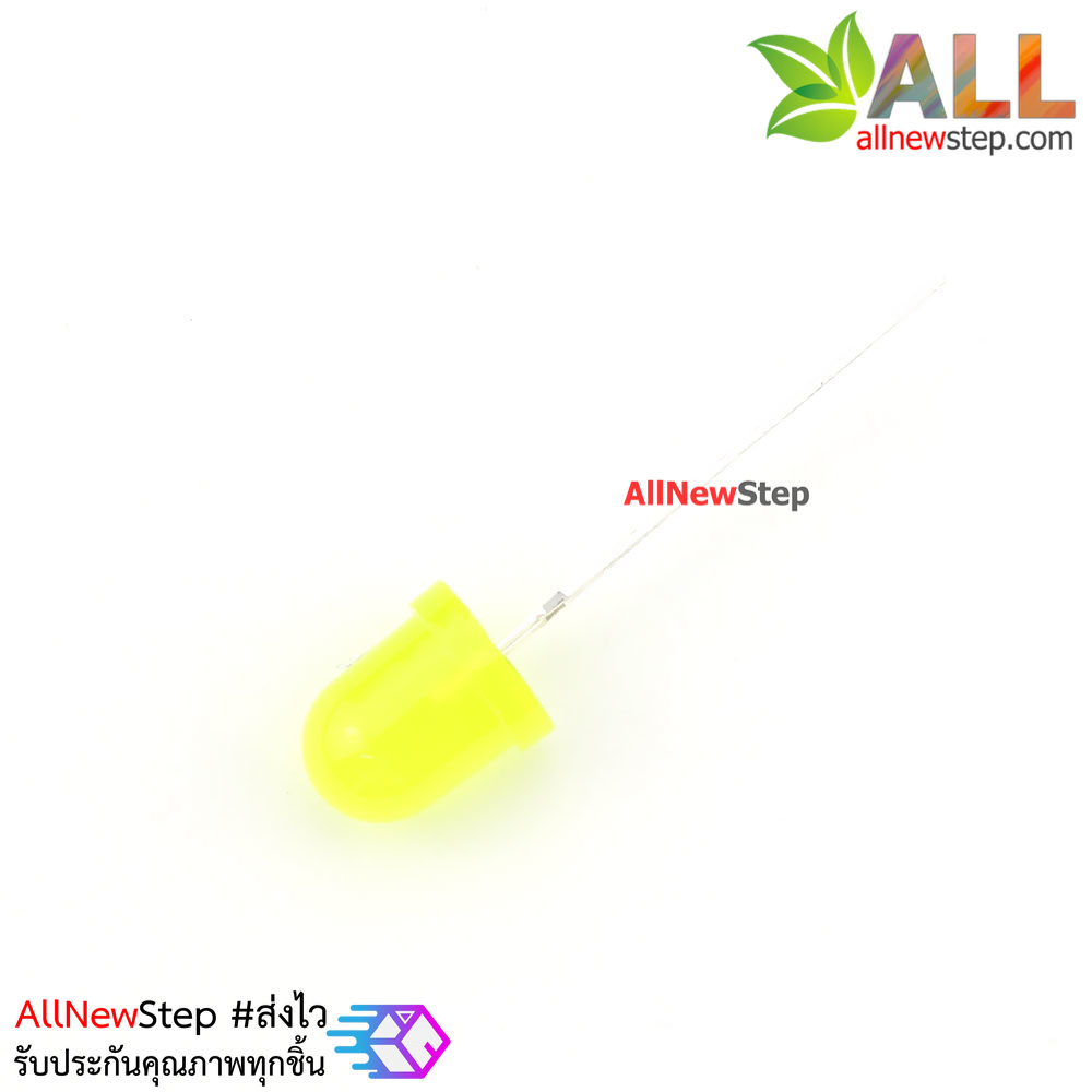 LED สีเหลือง ขนาด 8mm led 8 mm