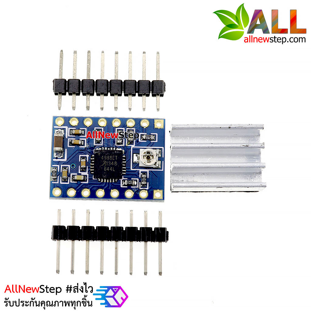 StepStick Stepper Motor Driver A4988 A4983 Module พร้อมก้างปลา