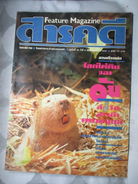 นิตยสารสารคดี ฉบับที่040 ปีที่04 2531 อ้น,ห้องสมุดคนตาบอด,เจ้าพระยาเปลี่ยนสี