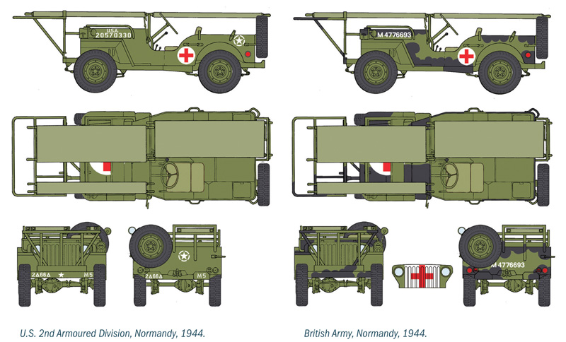 1/35 1/4 ton. 4x4 AMBULANCE JEEP