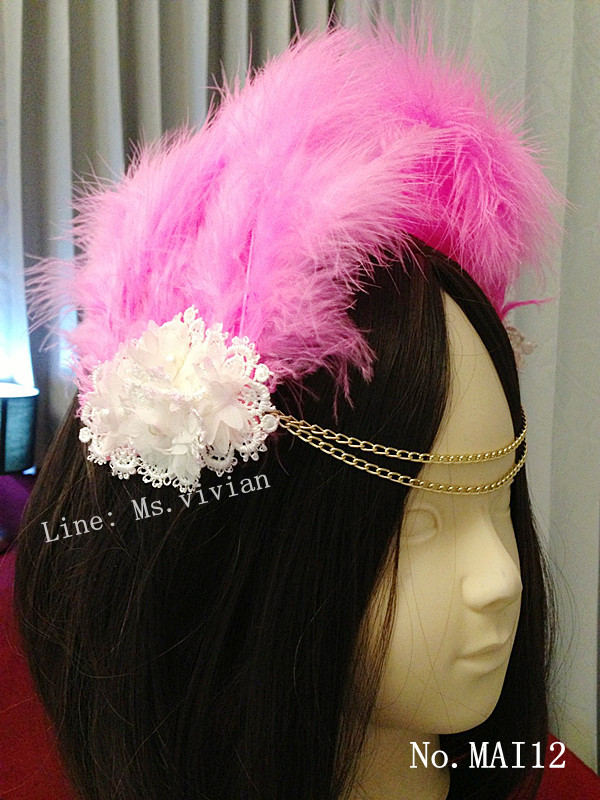 MAI12 มงกุฎขนฟู เเบบคาดหน้าผาก (งาน handmade)**สินค้ามีจำกัดในเเต่ละล๊อต**