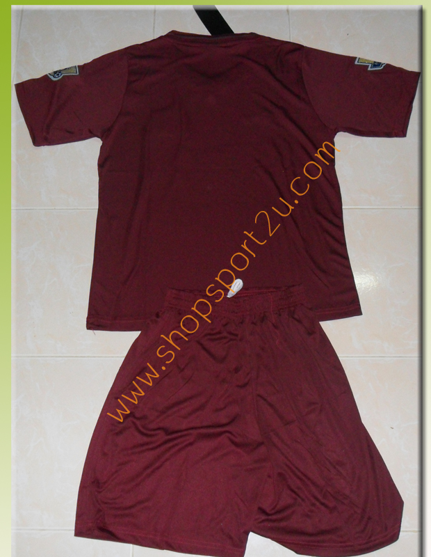 ชุดทีมเยือน Manchester City สีเลือดหมู 2012 -2013