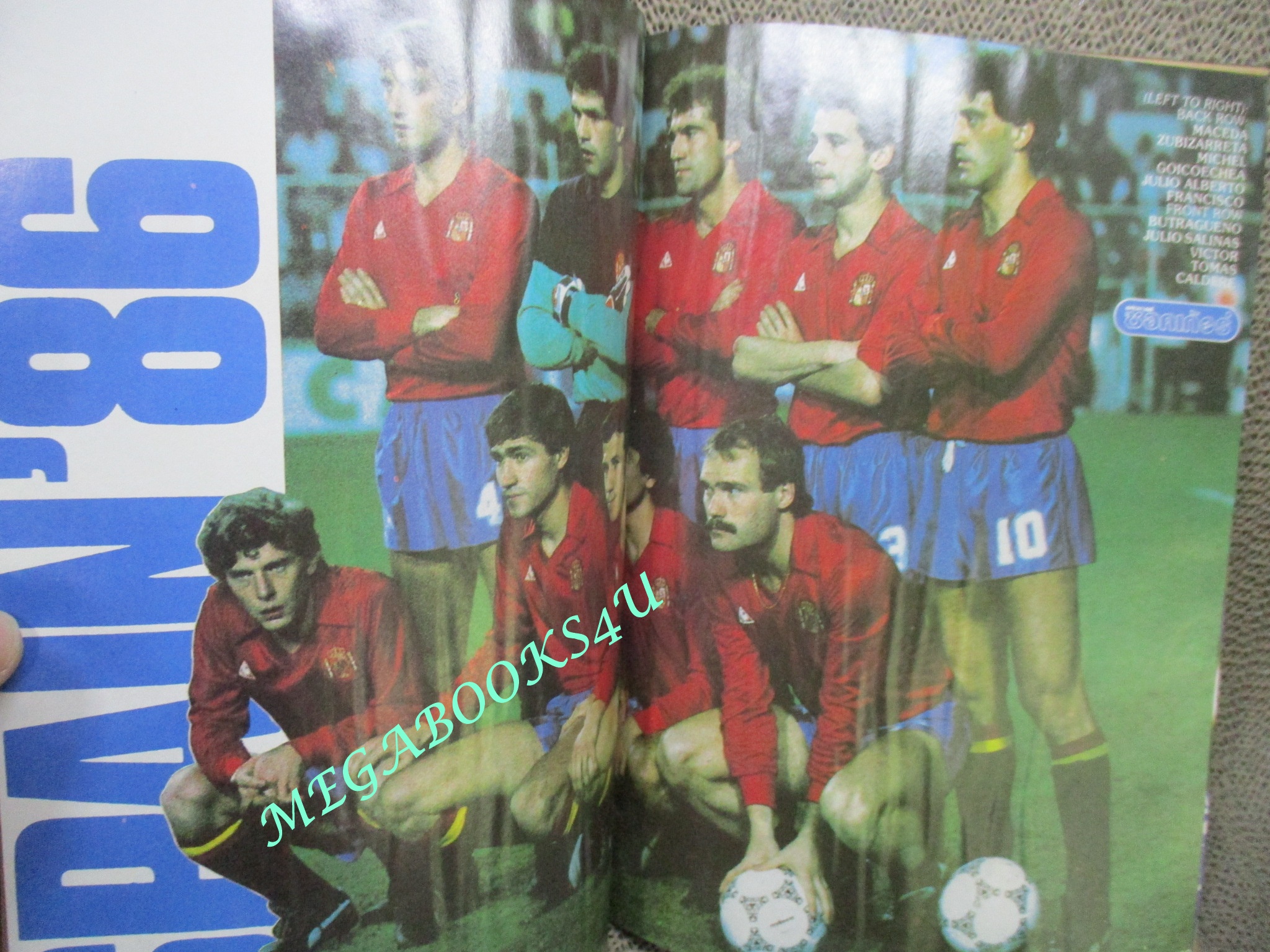 ฟุตบอลโลก mexico86 ฉบับที่03 ปี2529 ตำหนิ สันปกขาด ซ่อมติดกาว ติดแม็กซ์