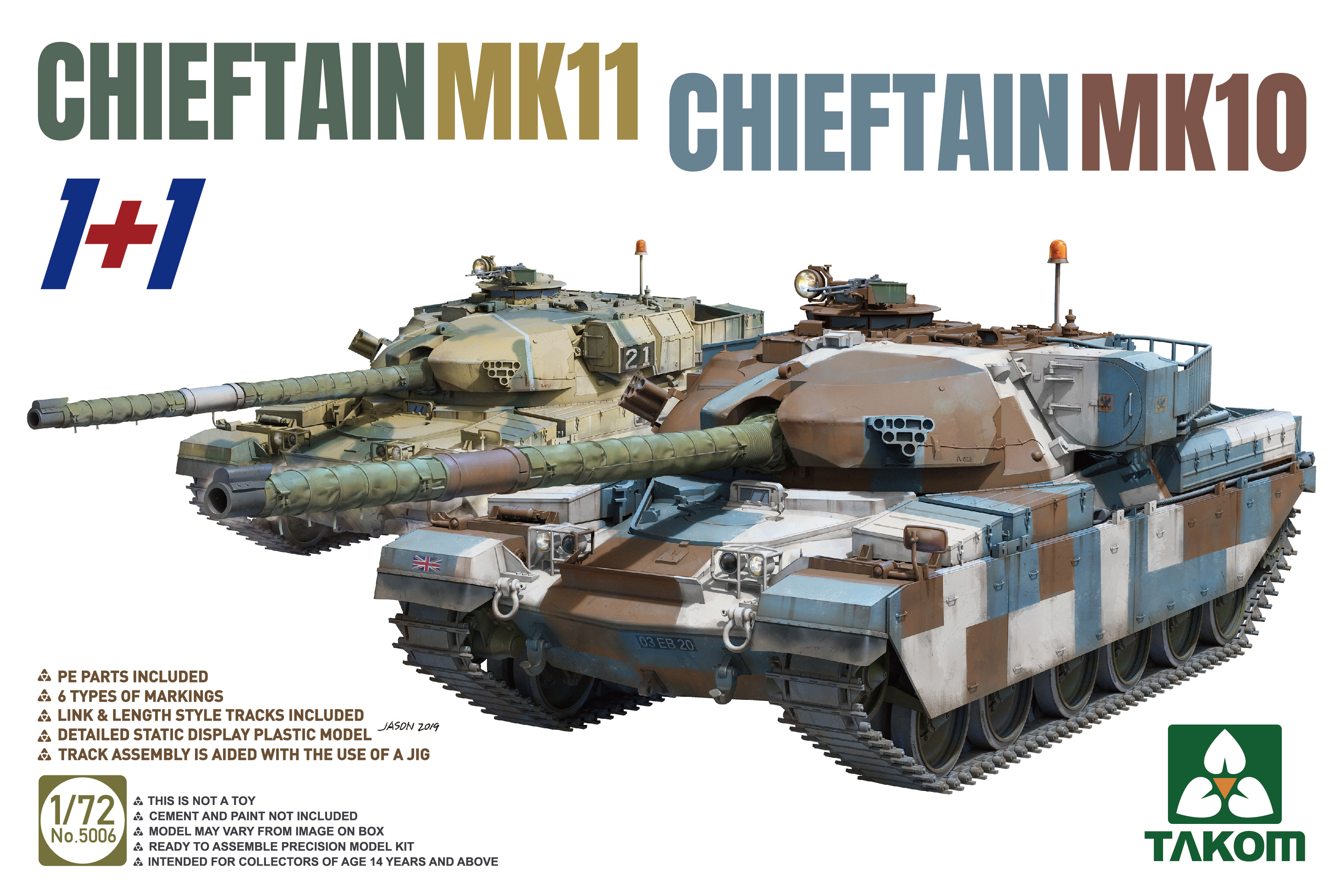 1/72 Chieftain MK 10 & Chieftain MK 11 1+1