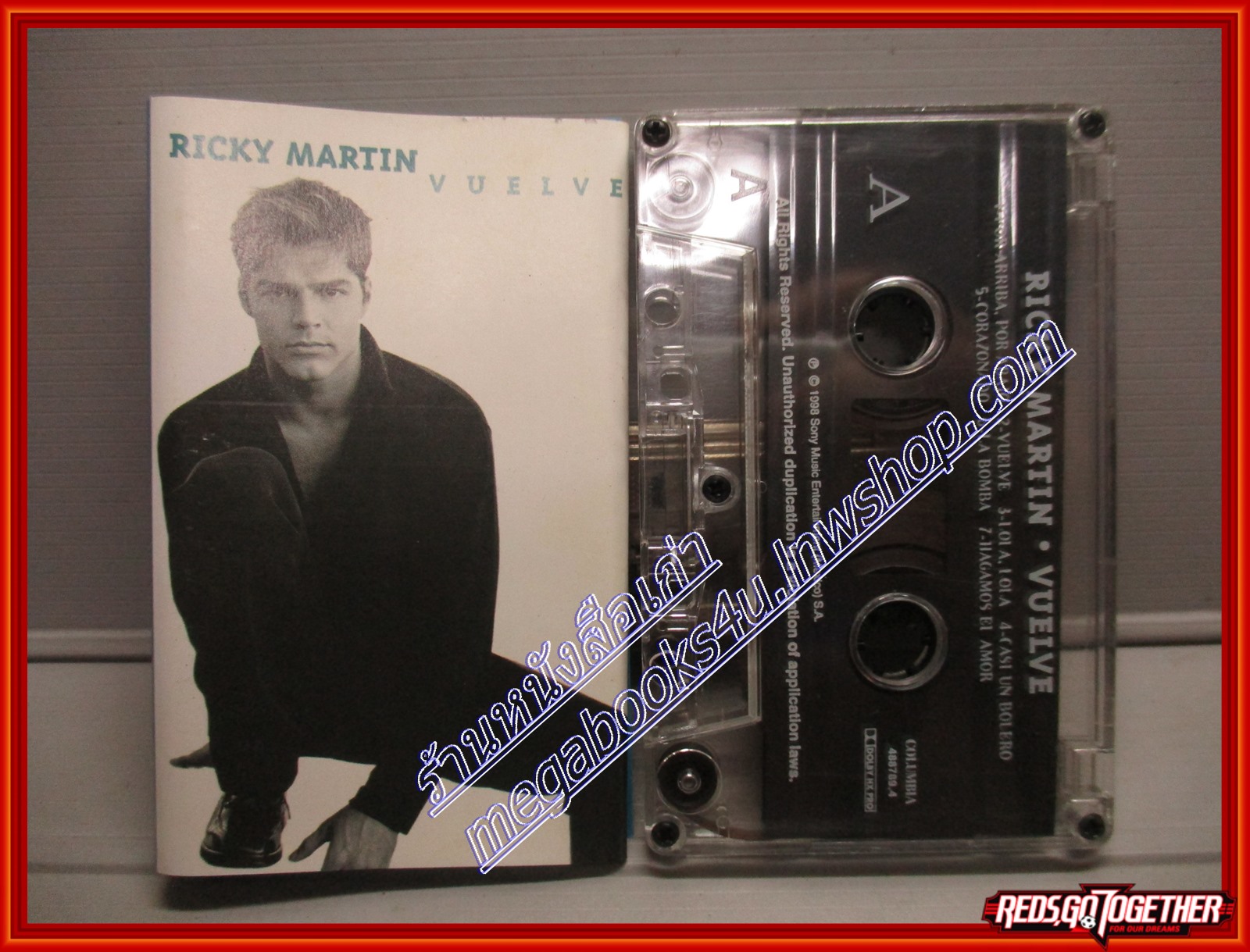 เทปเพลงสากล RICKY MARTIN อัลบั้ม VUELVE